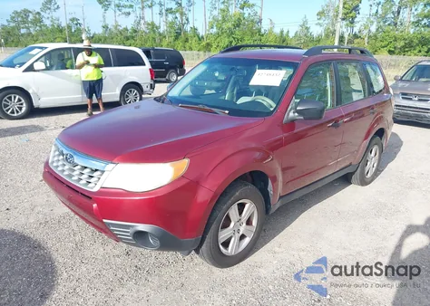 2011 Subaru Forester 2.5X from USA, damaged, VIN JF2SHBBC6BH768964